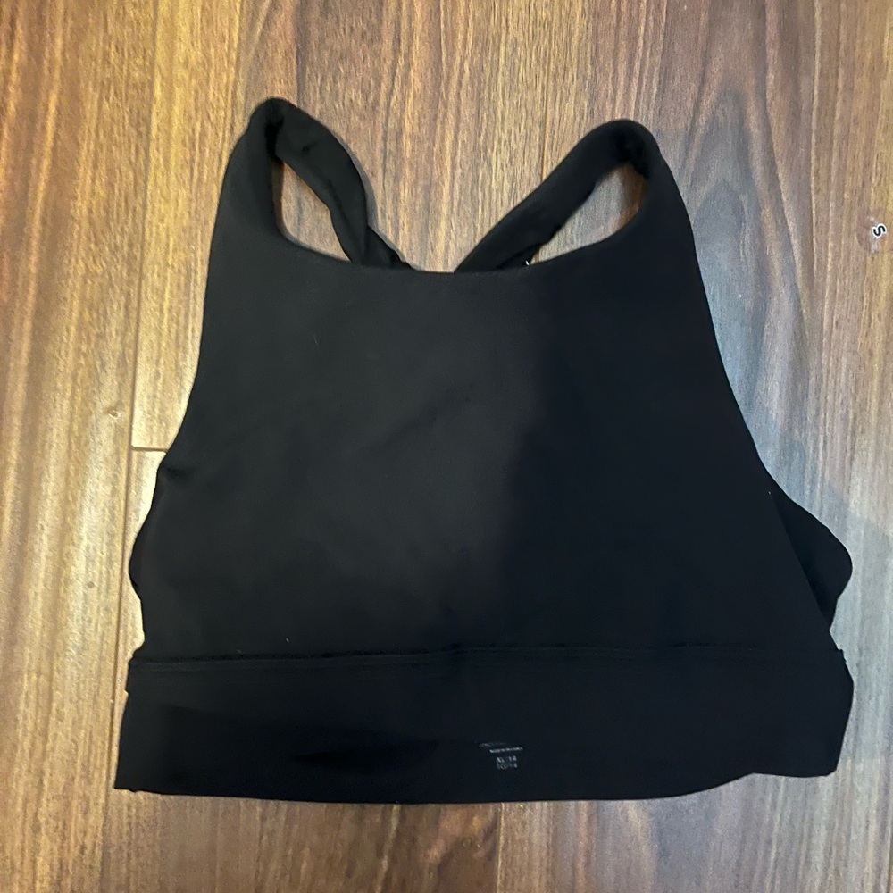 Black athleta sports bra size xs